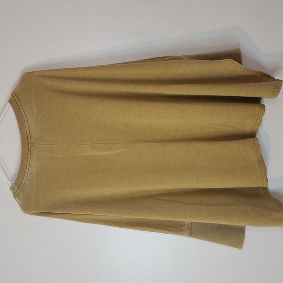 Anthropologie Akemi + Kin Bela Burnout Oversized Pullover Top Size XS/S Yellow - Picture 11 of 14